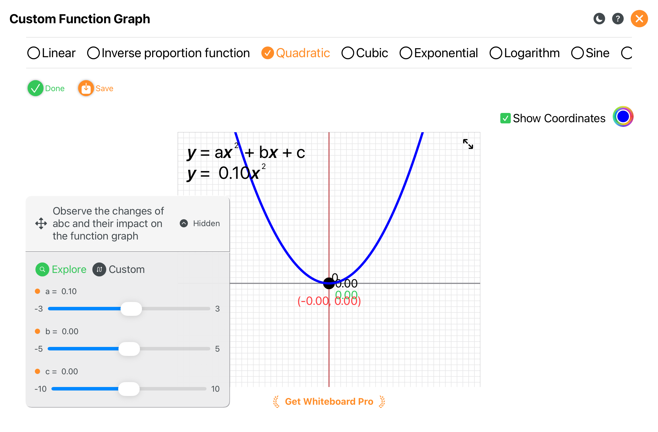 Coordinate System & Functions