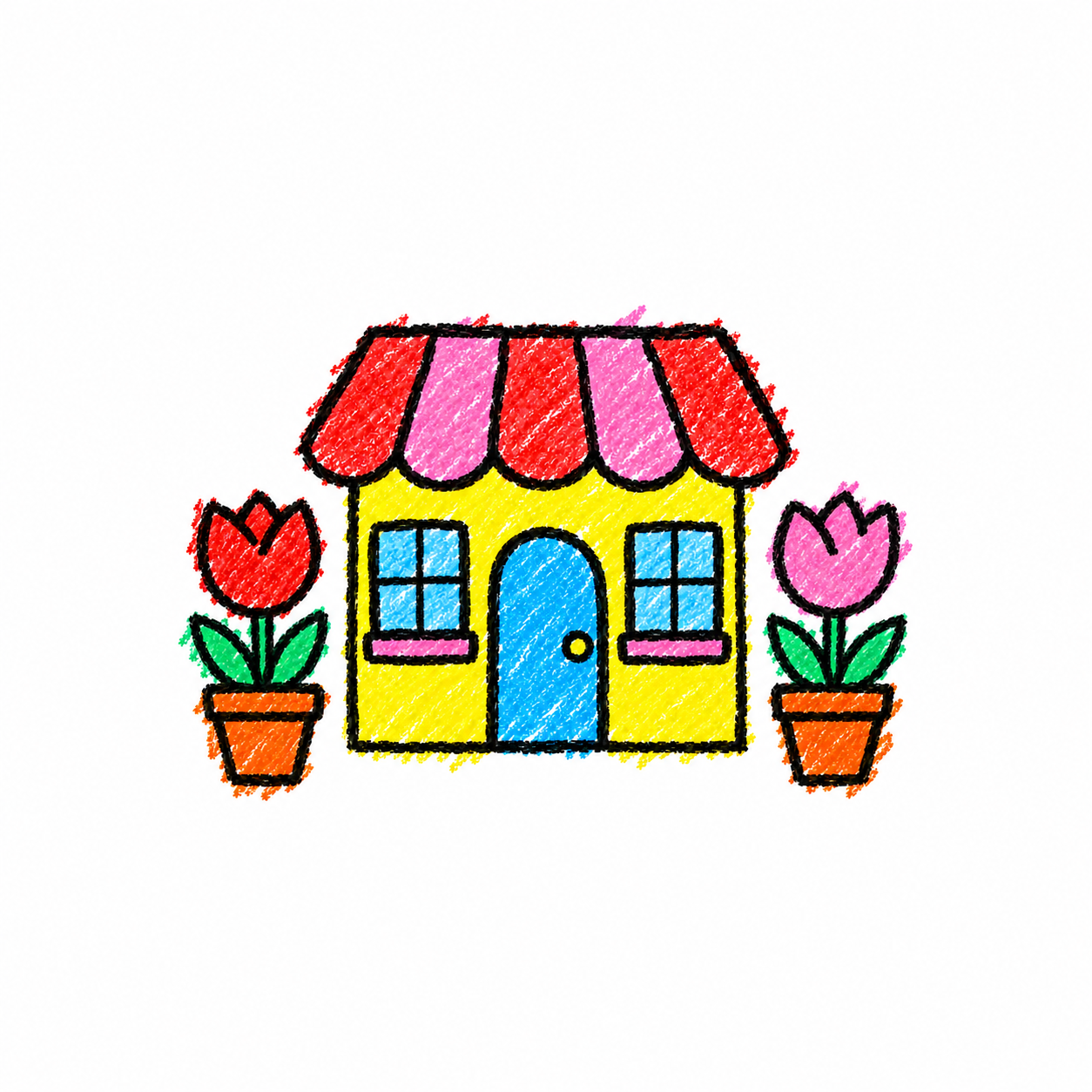花店與鬱金香