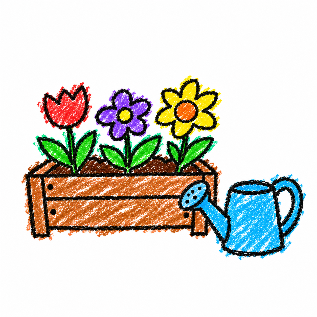 社區花園與澆水壺