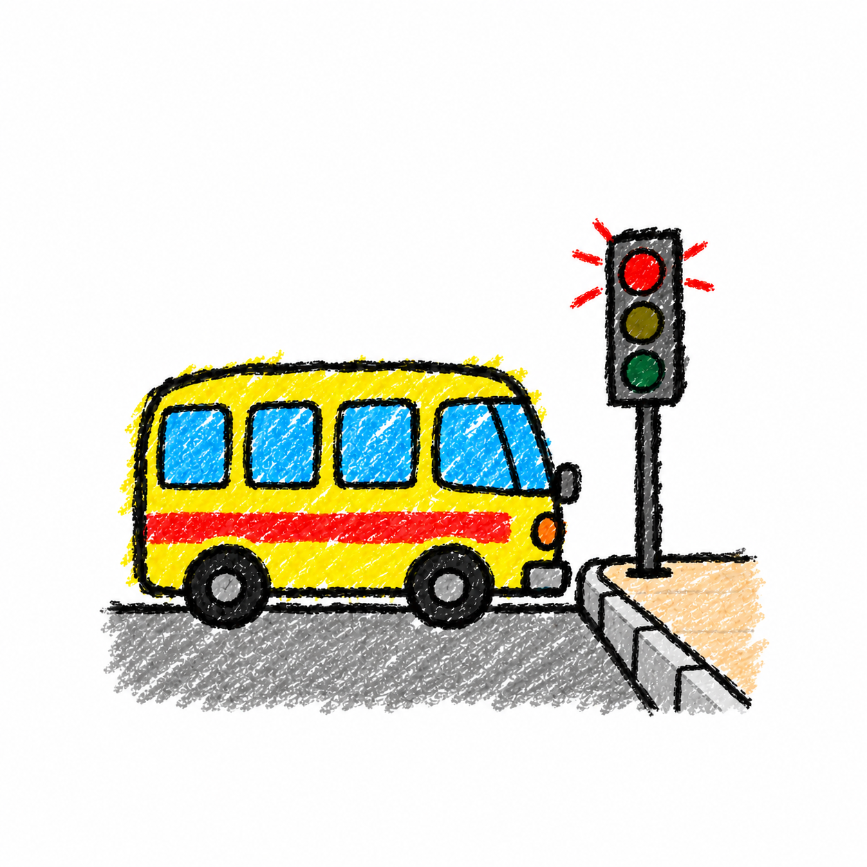 紅綠燈與公車