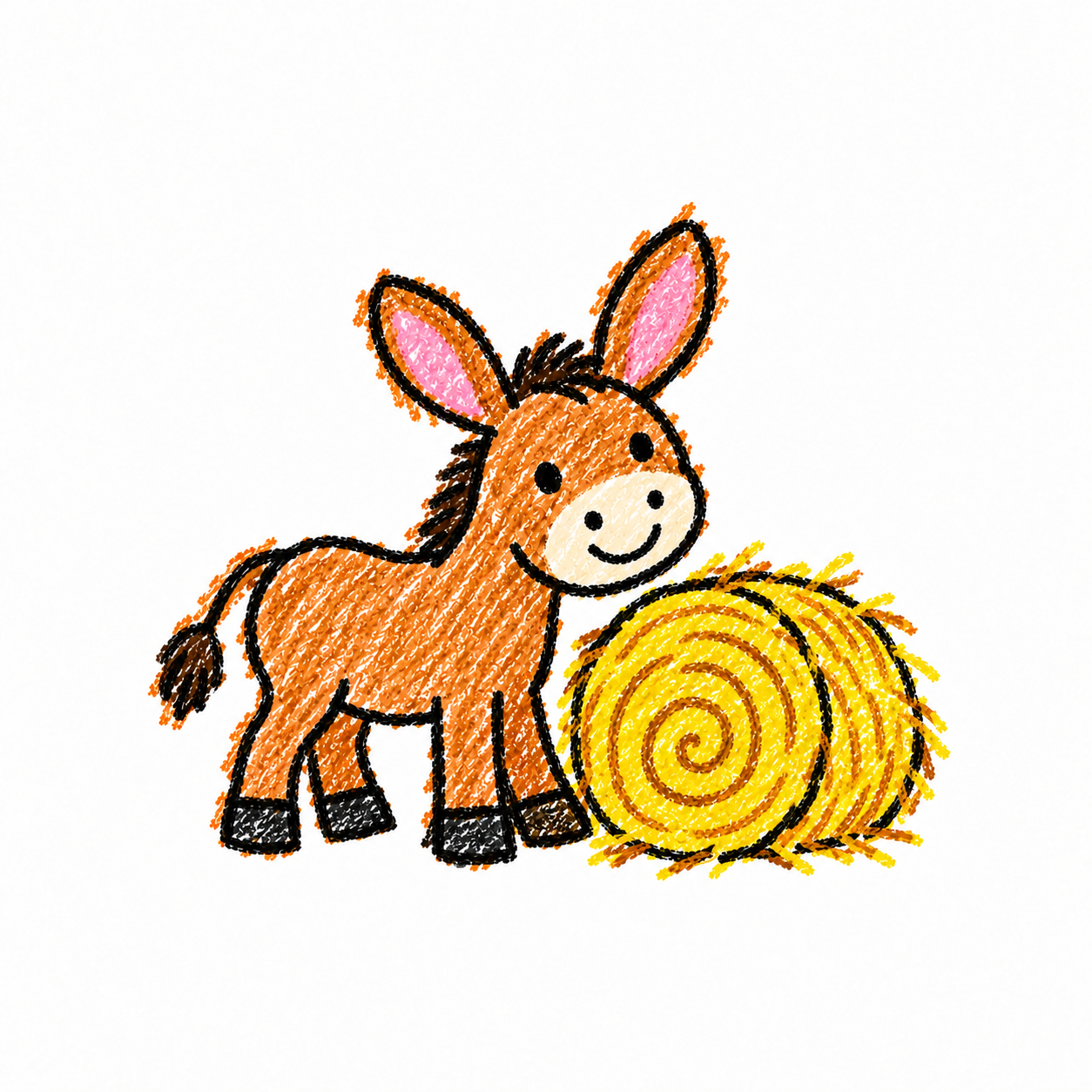 Donkey Scene