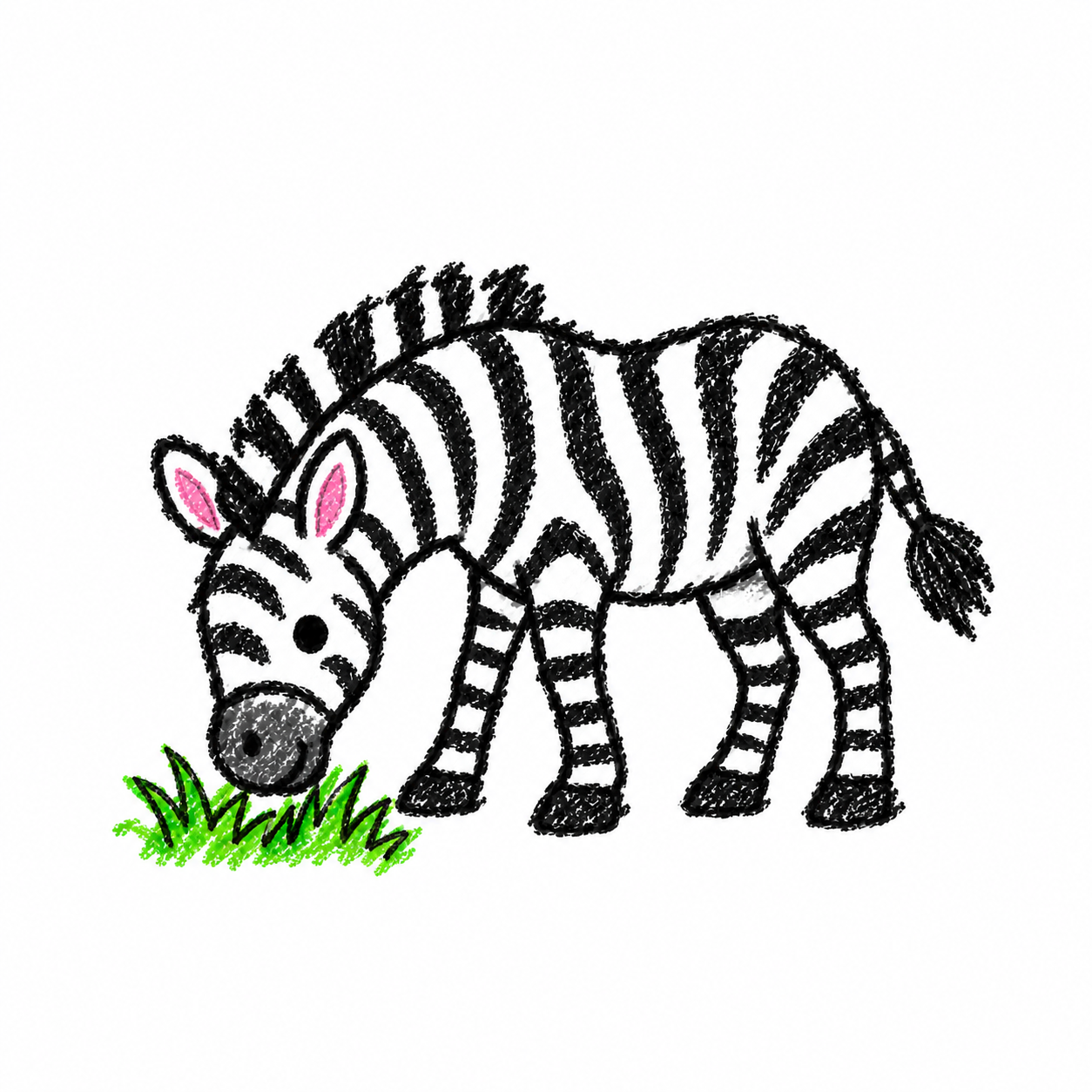 Zebra in a Scene