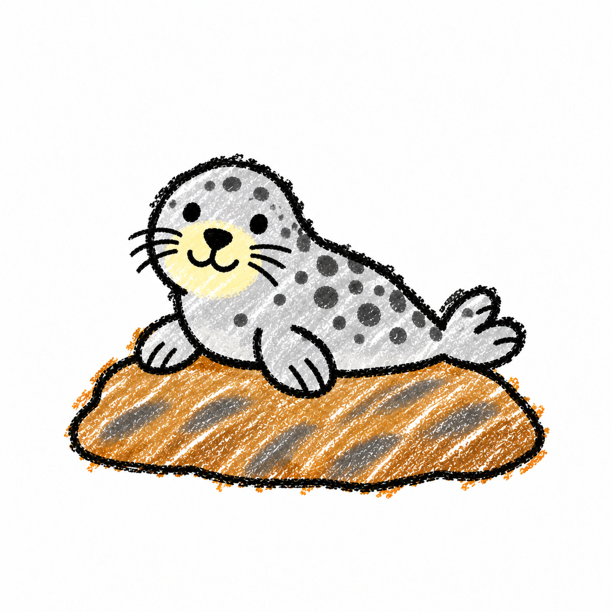 Harbor seal Scene