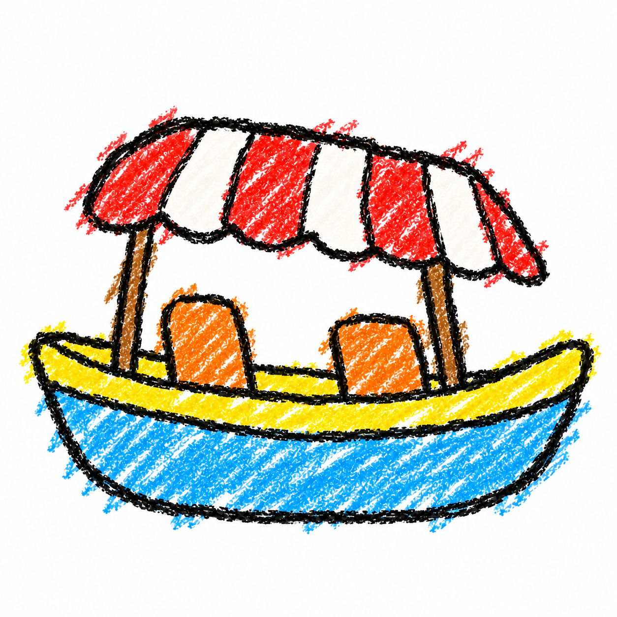 Barca de pedales