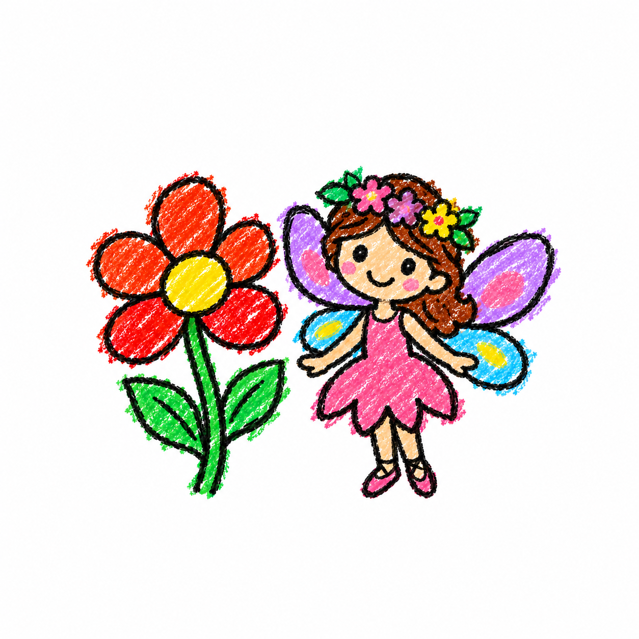 花冠与小仙女