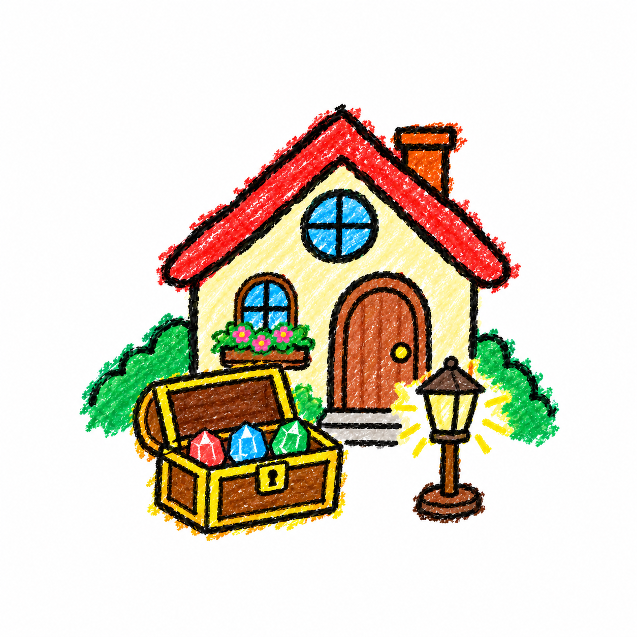 故事小屋与宝箱