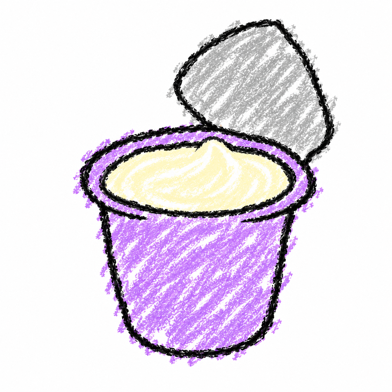 Vasetto di yogurt