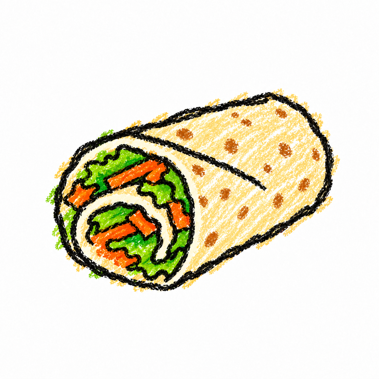 Vegetable wrap