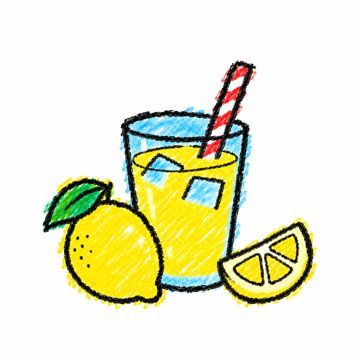 Lemonade and lemon